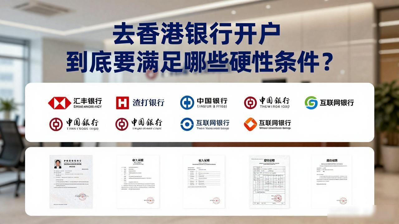 个人香港开户银行要求_香港的银行开户需要什么_香港银行开户需要什么条件