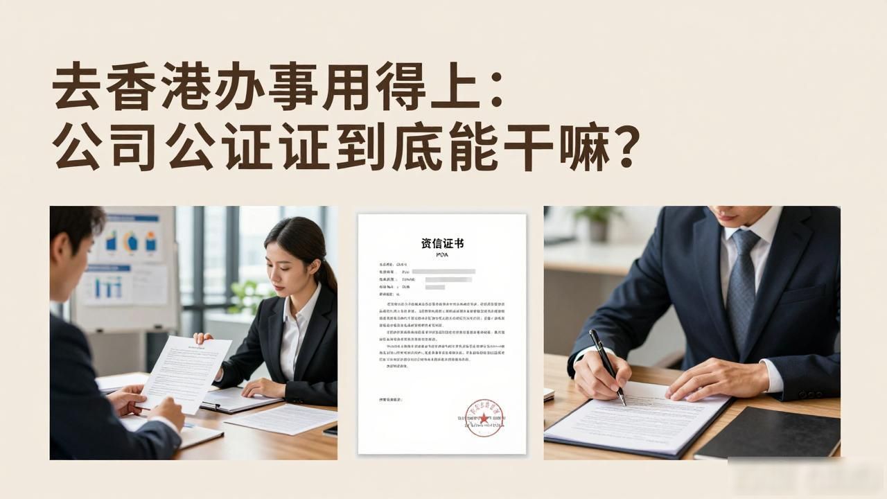 去香港办事用得上：公司公证到底能干嘛？