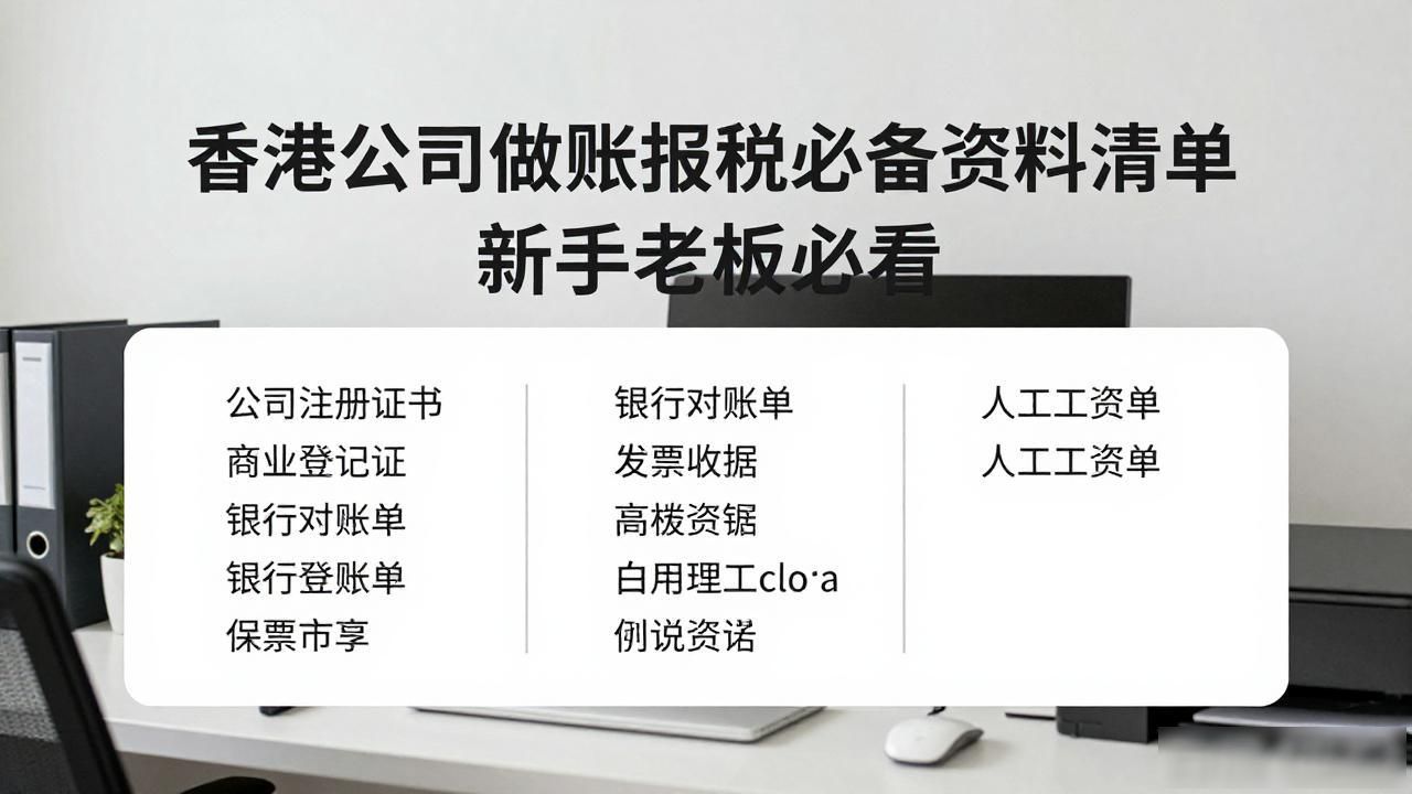 香港公司做账需要提供什么资料_香港公司做账报税需要什么资料_香港公司报税费用