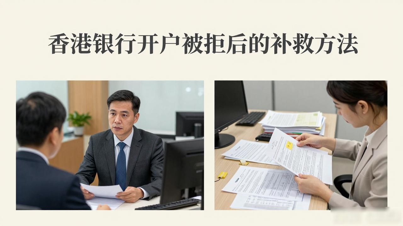 香港银行开户被拒后的补救方法