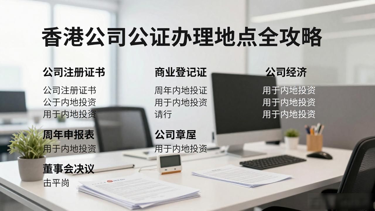 香港公司公证办理地点全攻略