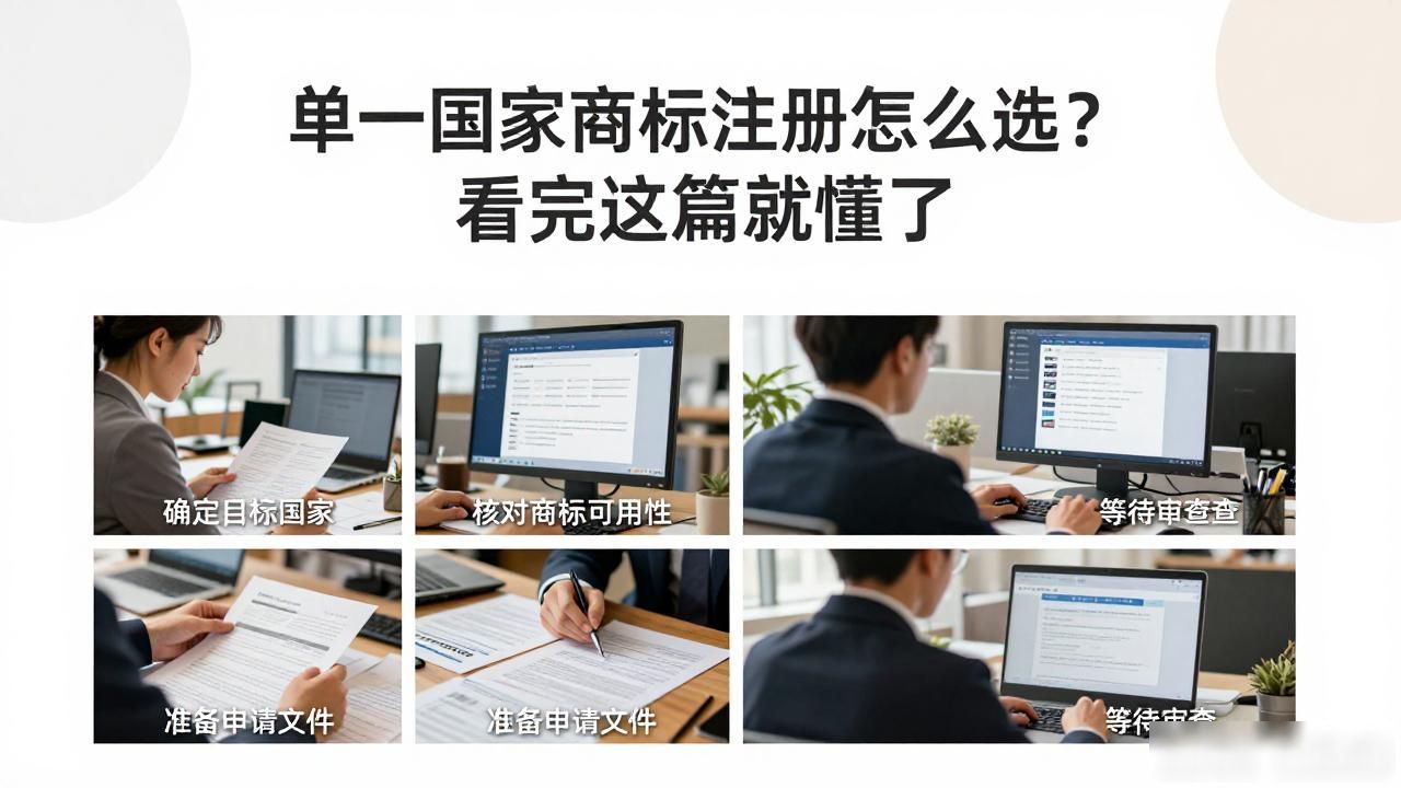 单一国家商标注册怎么选？看完这篇就懂了