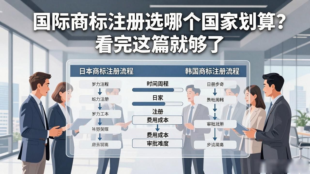 国际商标注册选哪个国家划算？看完这篇就够了