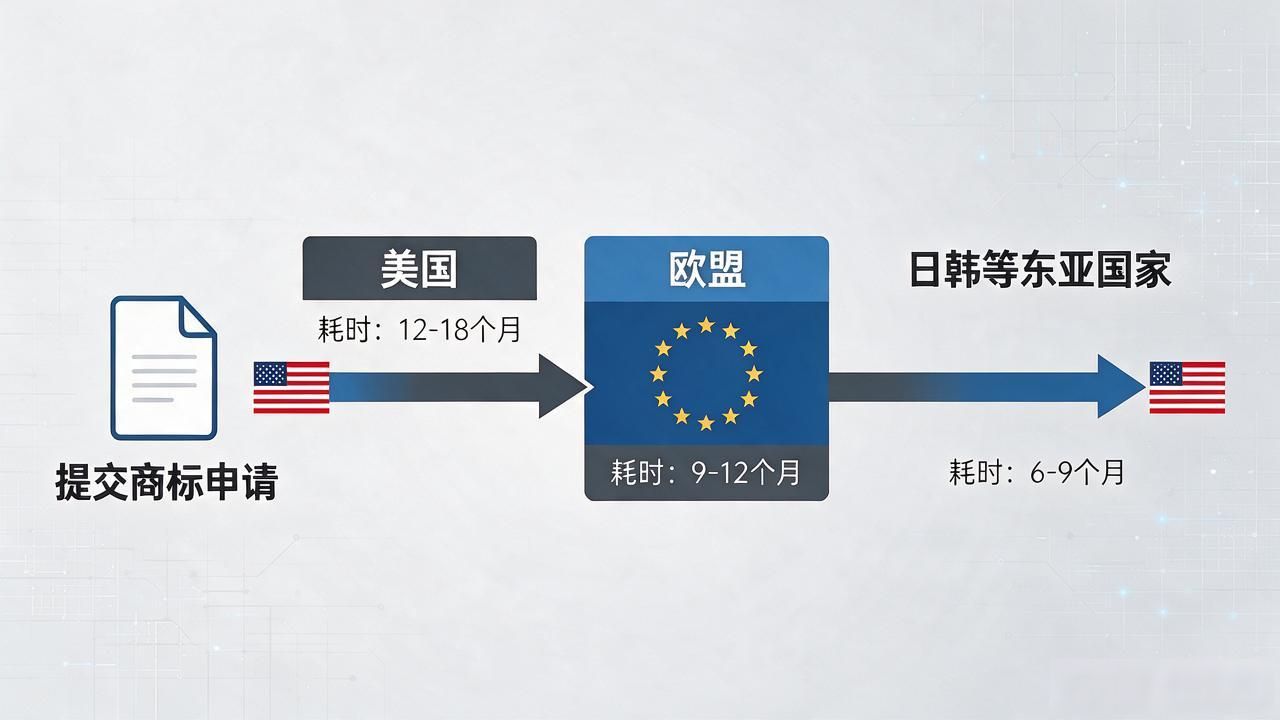 国际商标注册要多久？不同途径耗时大不相同