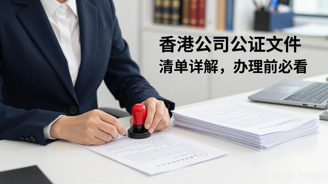 香港公司公证文件清单详解，办理前必看
