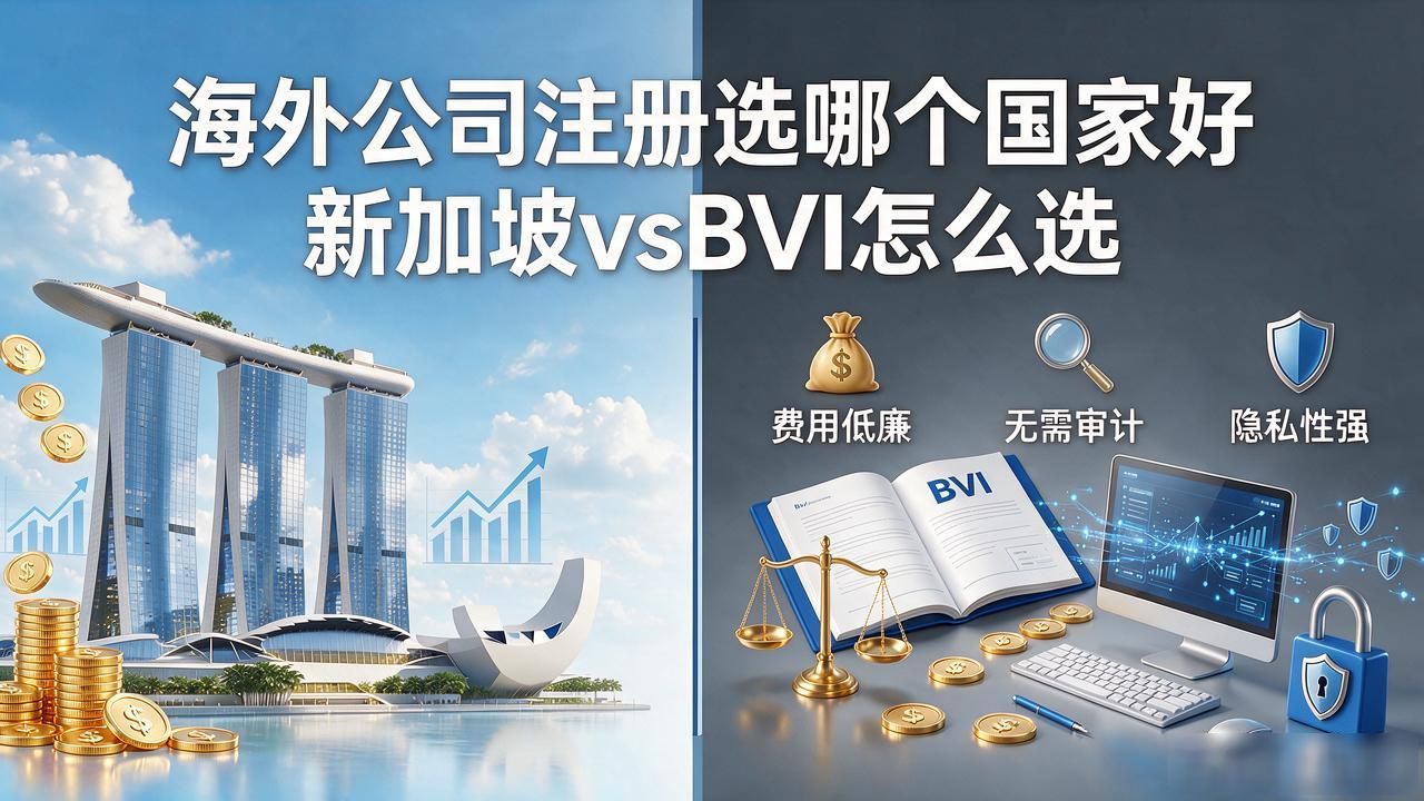 海外公司注册选哪个国家好 新加坡vsBVI怎么选