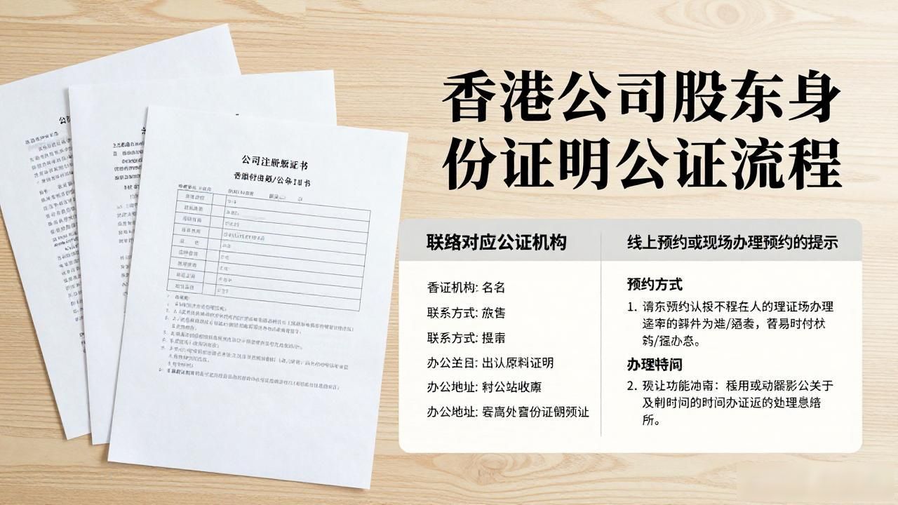 香港公司股东身份证明怎么公证 流程和材料全攻略