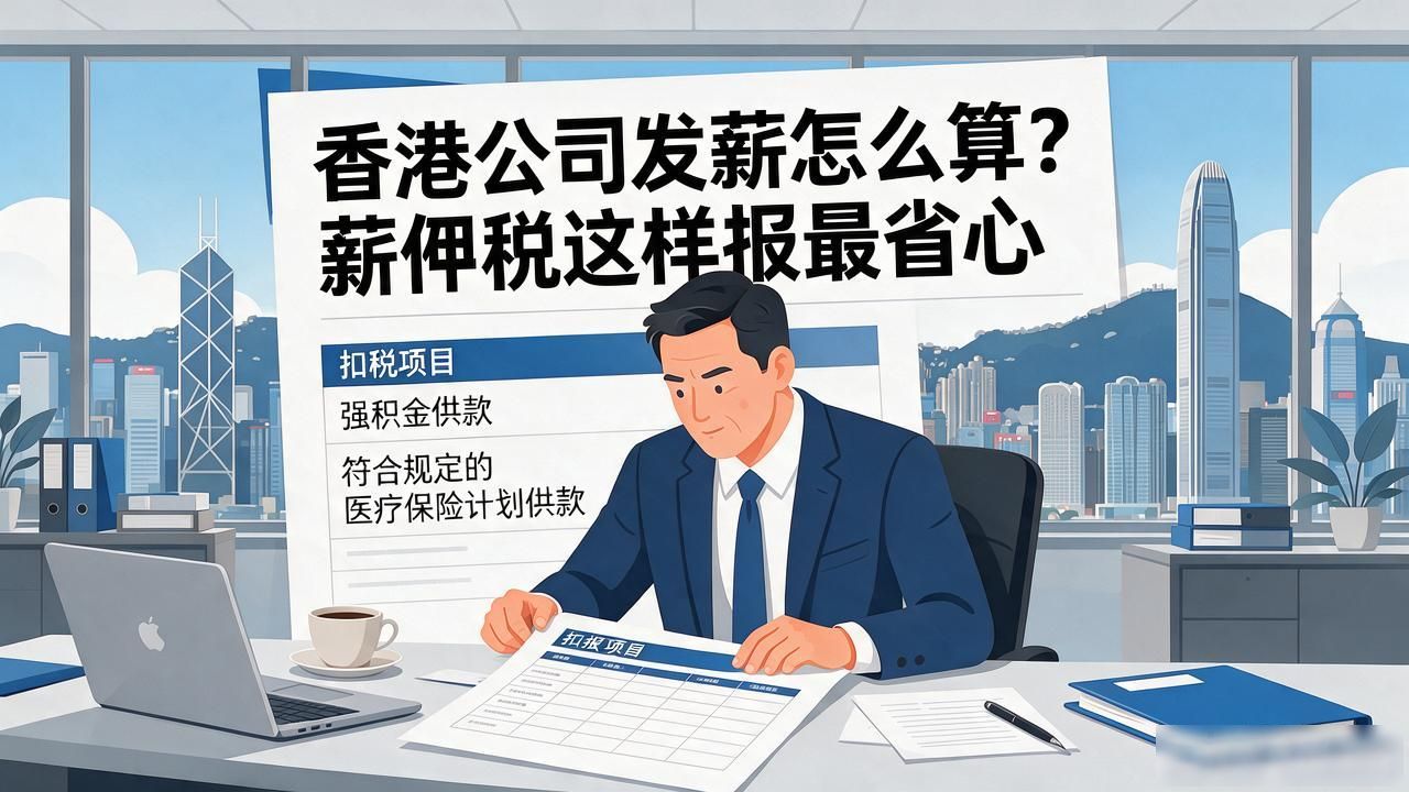 香港公司发薪怎么算？薪俸税这样报最省心
